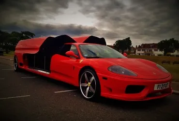 Ferrari 360 Modena Stretch Limo Hire
