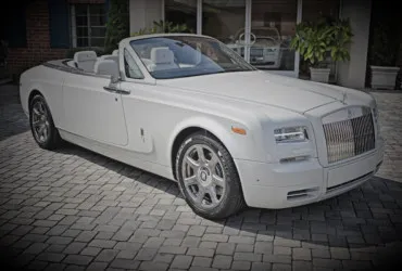 White Rolls Royce Drop Head Hire