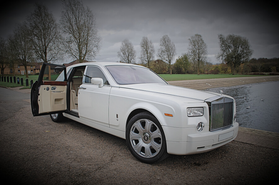 White Rolls Royce Phantom Hire